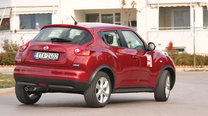 Εντυπωσιακή  εμφάνιση, δελεαστική τιμή και χαμηλά έξοδα κίνησης, τρία από τα σημαντικότερα πλεονεκτήματα του Nissan Juke.